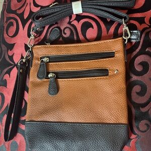 Stone Mountain Brown & Black Women's Crossbody Bag